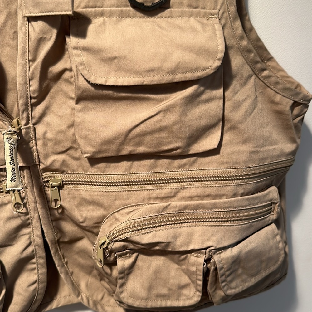 Master Sportsman Fishing Vest - Rugged Outdoor Gear, Size‎ L, Tan - Picture 5 of 9